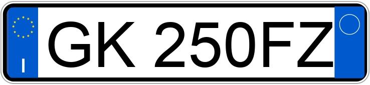 Numer rejestracyjny GK250FZ posiada VOLVO XC40