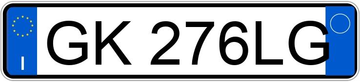 Numer rejestracyjny GK276LG posiada FIAT Panda 3a serie Numer rejestracyjny GK276LG posiada FIAT Panda 3a serie