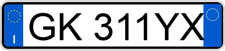 Numer rejestracyjny GK311YX posiada FIAT Tipo Numer rejestracyjny GK311YX posiada FIAT Tipo