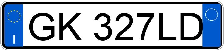 Numer rejestracyjny GK327LD posiada AUDI A3 4a serie Numer rejestracyjny GK327LD posiada AUDI A3 4a serie