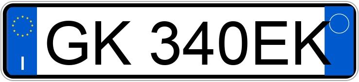 Numer rejestracyjny GK340EK posiada MERCEDES GLE