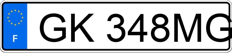 Numer rejestracyjny GK348MG posiada MERCEDES CLASSE GLA II