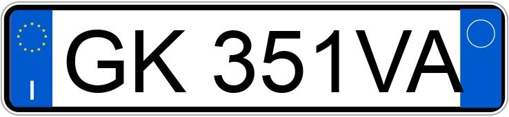 Numer rejestracyjny GK351VA posiada PORSCHE Macan