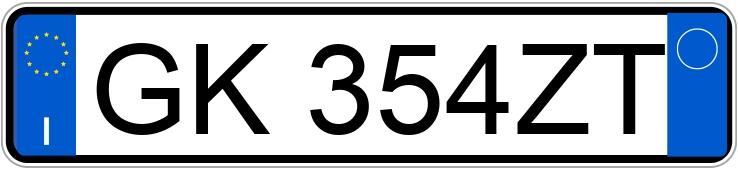 Numer rejestracyjny GK354ZT posiada AUDI A6 5a serie Numer rejestracyjny GK354ZT posiada AUDI A6 5a serie