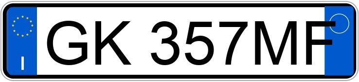 Numer rejestracyjny GK357MF posiada AUDI A3 4a serie Numer rejestracyjny GK357MF posiada AUDI A3 4a serie