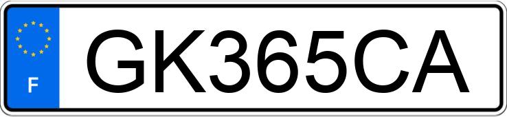 Numer rejestracyjny GK365CA posiada BMW SERIE 2