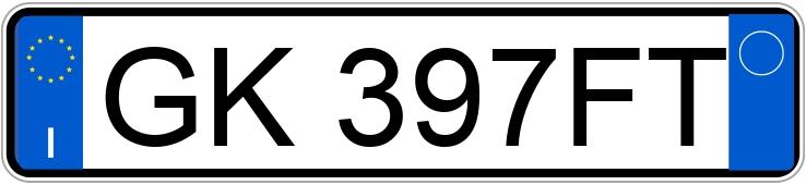 Numer rejestracyjny GK397FT posiada BMW X4