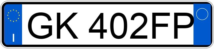 Numer rejestracyjny GK402FP posiada OPEL Corsa 6a serie