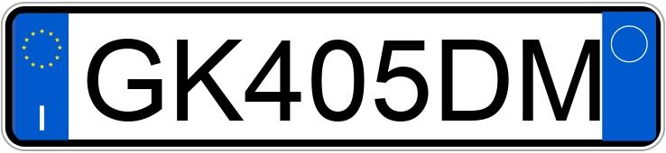 Numer rejestracyjny GK405DM posiada CITROEN C3 3a serie