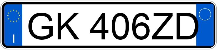 Numer rejestracyjny GK406ZD posiada AUDI Q5 2a serie