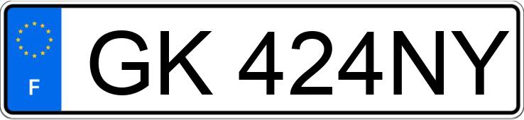 Numer rejestracyjny GK424NY posiada MERCEDES CLASSE GLE II