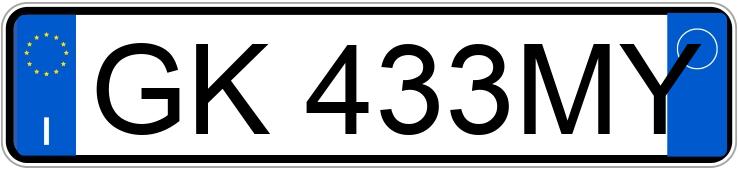 Numer rejestracyjny GK433MY posiada SMART fortwo 3as.