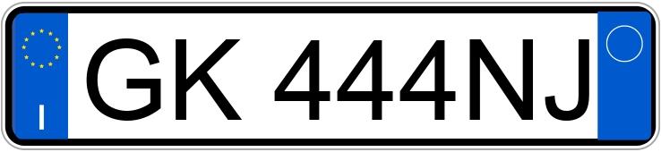 Numer rejestracyjny GK444NJ posiada FIAT 500X Numer rejestracyjny GK444NJ posiada FIAT 500X