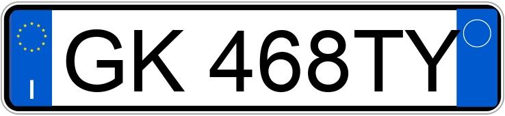 Numer rejestracyjny GK468TY posiada ALFA ROMEO Giulietta Numer rejestracyjny GK468TY posiada ALFA ROMEO Giulietta