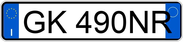 Numer rejestracyjny GK490NR posiada DACIA Duster 2a serie Duster 1.5 Blue dCi 8V 115 CV 4x2 Journey (85 kw)