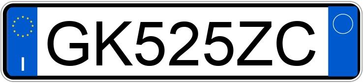 Numer rejestracyjny GK525ZC posiada CITROEN C3 3a serie