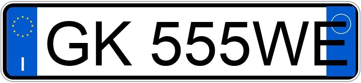 Numer rejestracyjny GK555WE posiada MERCEDES Classe S