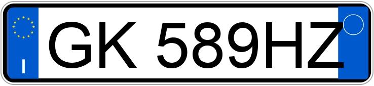 Numer rejestracyjny GK589HZ posiada PORSCHE Panamera 1a serie Panamera 3.0 Diesel (184 kw)