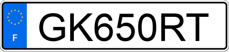Numer rejestracyjny GK650RT posiada BMW SERIE 3 VII
