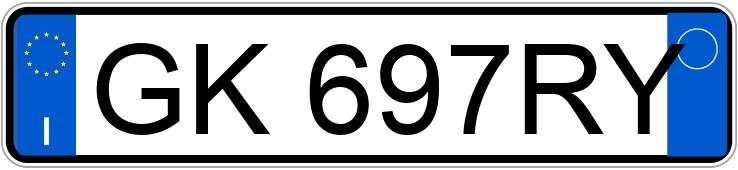 Numer rejestracyjny GK697RY posiada VOLKSWAGEN Golf 8a serie