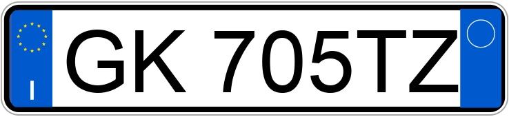 Numer rejestracyjny GK705TZ posiada LAND ROVER RR Evoque 2a serie Numer rejestracyjny GK705TZ posiada LAND ROVER RR Evoque 2a serie