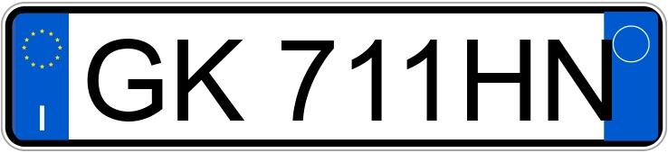 Numer rejestracyjny GK711HN posiada KIA XCeed