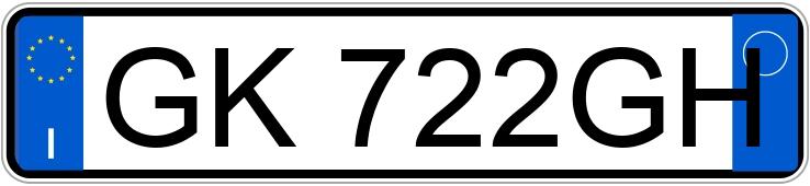 Numer rejestracyjny GK722GH posiada FIAT Panda 3a serie