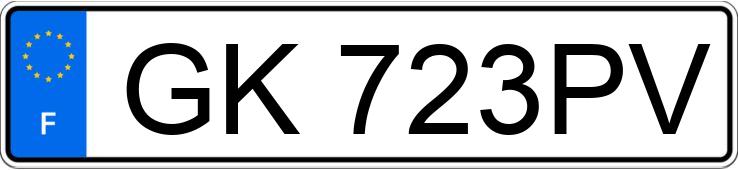 Registreringsnumret GK723PV har TESLA MODEL 3