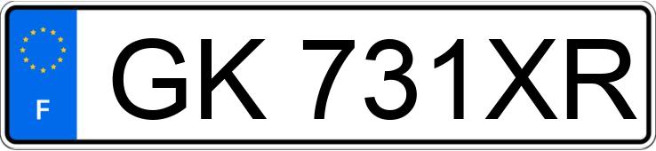 Numer rejestracyjny GK731XR posiada CITROEN C3