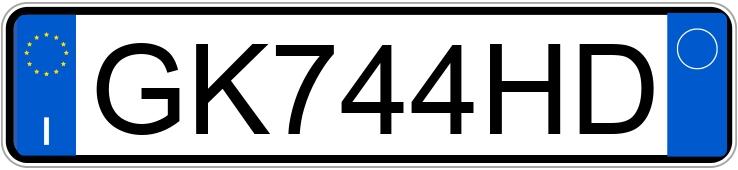 Numer rejestracyjny GK744HD posiada LANCIA Ypsilon 3a serie Numer rejestracyjny GK744HD posiada LANCIA Ypsilon 3a serie