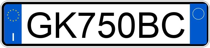 Numer rejestracyjny GK750BC posiada NISSAN Qashqai 2a serie