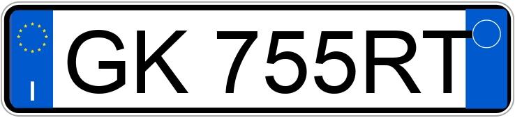 Numer rejestracyjny GK755RT posiada MERCEDES GLB