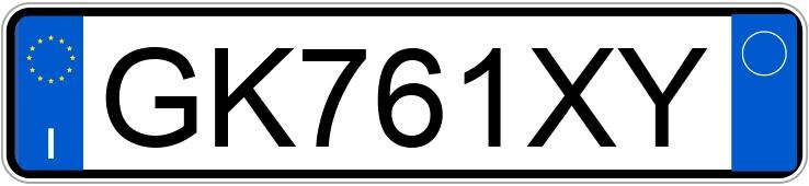 Numer rejestracyjny GK761XY posiada JEEP Renegade