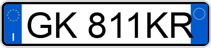 Numer rejestracyjny GK811KR posiada ABARTH 595 Numer rejestracyjny GK811KR posiada ABARTH 595