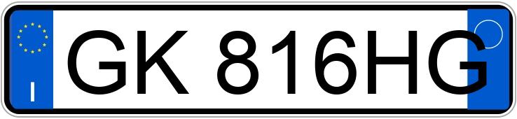 Numer rejestracyjny GK816HG posiada CITROEN C4 3a serie