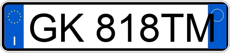 Numer rejestracyjny GK818TM posiada AUDI A6 5a serie