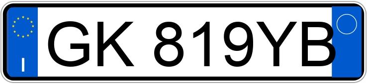 Numer rejestracyjny GK819YB posiada VOLKSWAGEN T-Roc 1a serie