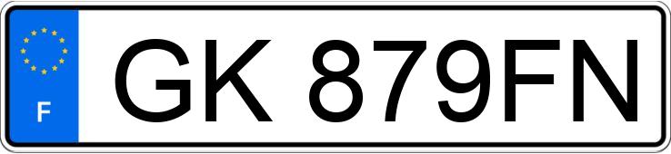 Numer rejestracyjny GK879FN posiada PEUGEOT 106