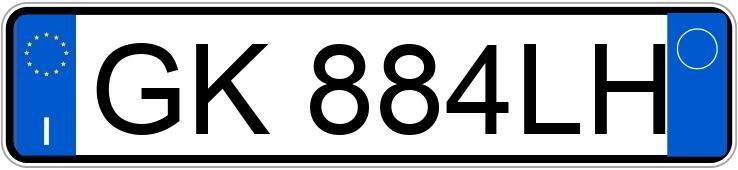 Numer rejestracyjny GK884LH posiada ALFA ROMEO Stelvio