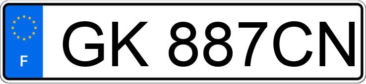 Numer rejestracyjny GK887CN posiada CITROEN C3