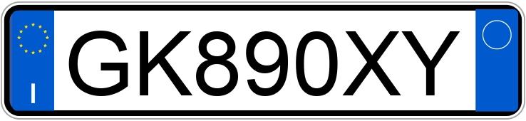 Numer rejestracyjny GK890XY posiada ALFA ROMEO Stelvio