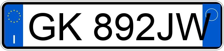 Numer rejestracyjny GK892JW posiada AUDI Q3 2a serie Numer rejestracyjny GK892JW posiada AUDI Q3 2a serie