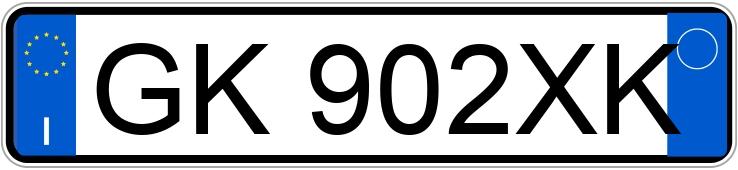 Numer rejestracyjny GK902XK posiada FIAT 500 Numer rejestracyjny GK902XK posiada FIAT 500