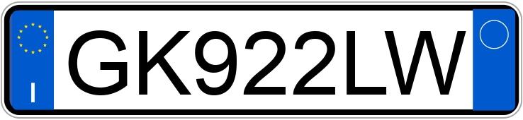 Numer rejestracyjny GK922LW posiada VOLKSWAGEN ID.3 Numer rejestracyjny GK922LW posiada VOLKSWAGEN ID.3
