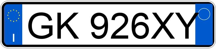 Numer rejestracyjny GK926XY posiada JEEP Renegade