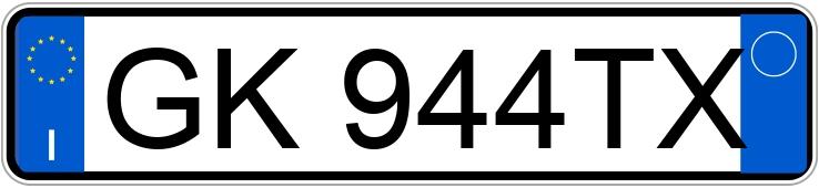 Numer rejestracyjny GK944TX posiada MAZDA CX-30