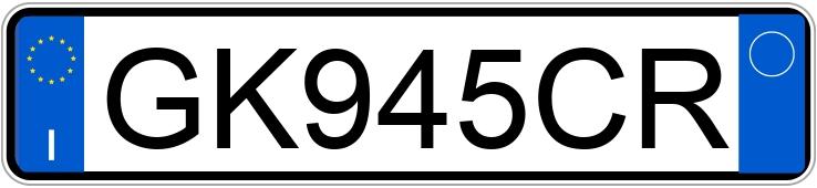 Numer rejestracyjny GK945CR posiada VOLKSWAGEN Golf 8a serie Numer rejestracyjny GK945CR posiada VOLKSWAGEN Golf 8a serie