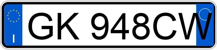 Numer rejestracyjny GK948CW posiada MERCEDES GLA