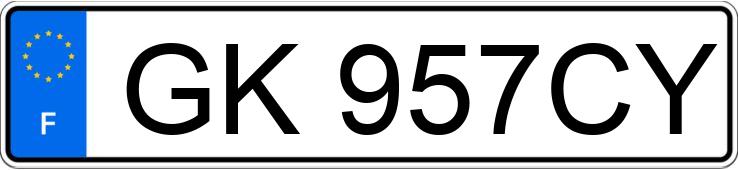 Numer rejestracyjny GK957CY posiada VOLKSWAGEN COCCINELLE