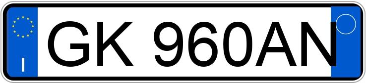 Numer rejestracyjny GK960AN posiada DACIA Duster 2a serie